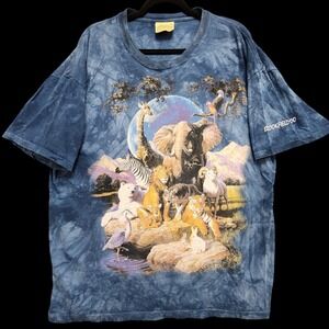 Vintage The Mountain World Of Animals Shirt Mens XXL (Fits as XL) Brookfield Zoo